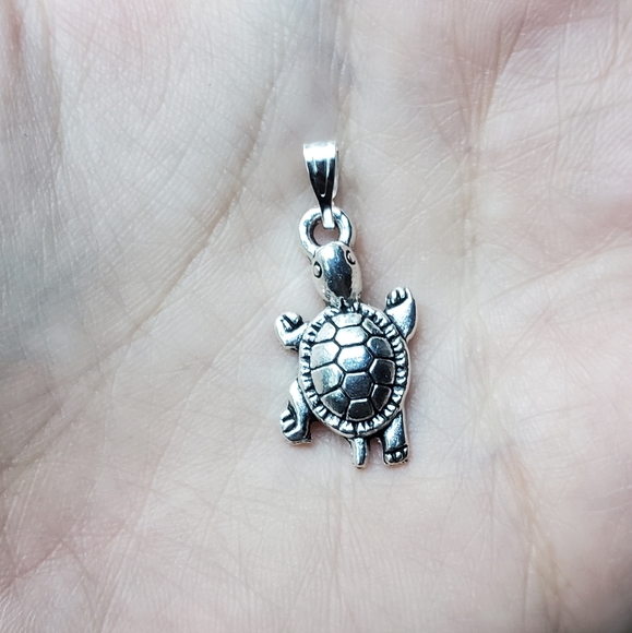 New Silver Turtle Charm - Picture 3 of 4
